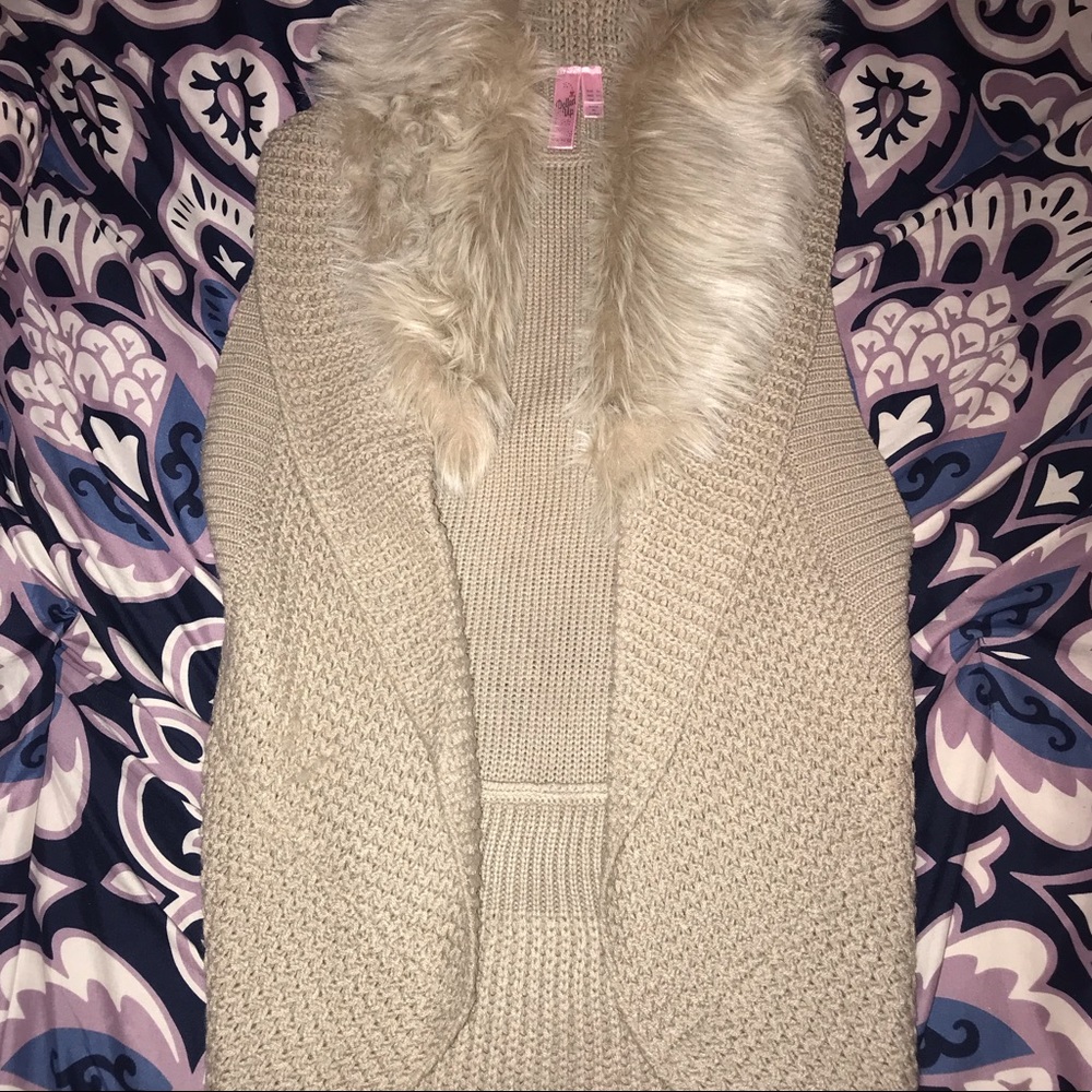 A fur vest